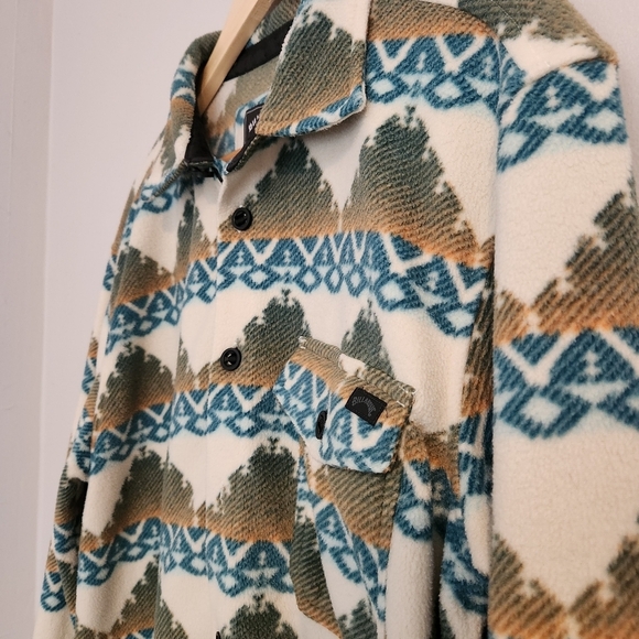 Billabong Furnace Flannel Fleece Jacket | Adventure Division | Large, Southwest - Picture 10 of 15